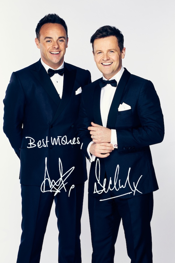 Ant & Dec’s autographs