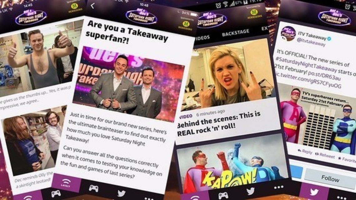 Get the new Saturday Night Takeaway app