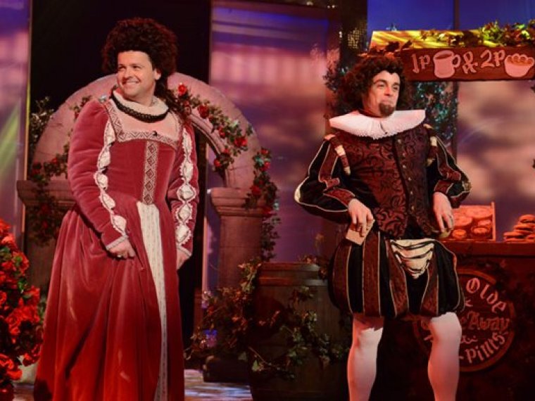 Ant & Dec and Simon Callow do Shakespeare