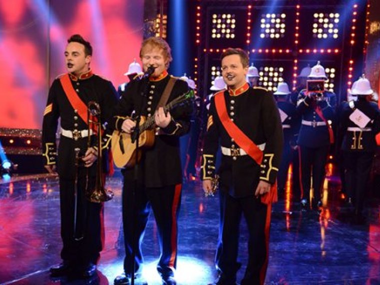 Ed Sheeran, Ant & Dec & the Royal Marines' Unbelievable Performance