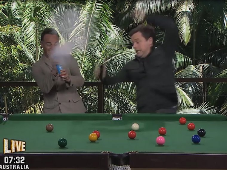 Favourite links: Dec's snooker shocker