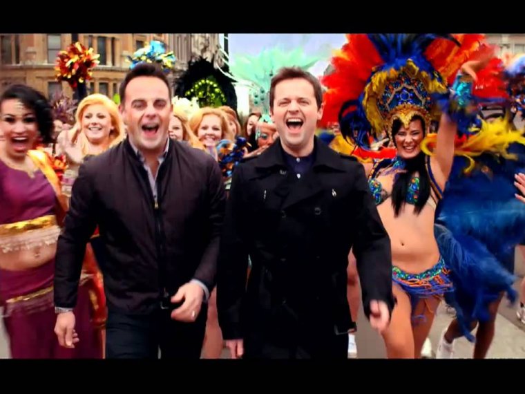 Ant and Dec's BGT flashmob